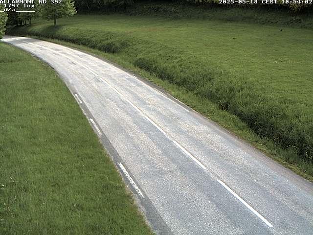Webcam à Allarmont dans les Vosges, sur la RD392