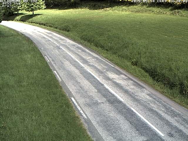 Webcam à Allarmont dans les Vosges, sur la RD392