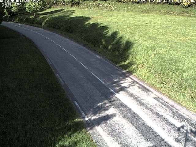 Webcam à Allarmont dans les Vosges, sur la RD392