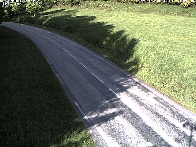 Webcam à Allarmont dans les Vosges, sur la RD392