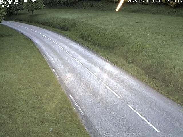 Webcam à Allarmont dans les Vosges, sur la RD392