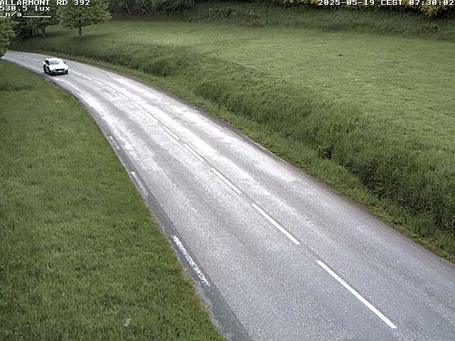 Webcam à Allarmont dans les Vosges, sur la RD392