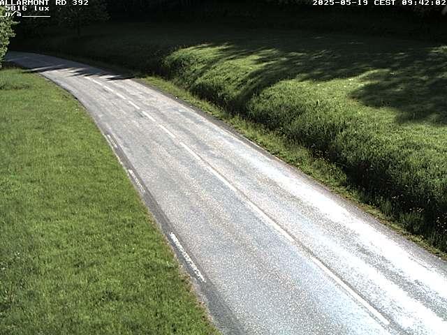 Webcam à Allarmont dans les Vosges, sur la RD392