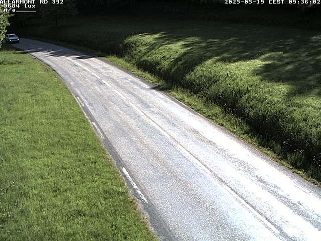 Webcam à Allarmont dans les Vosges, sur la RD392