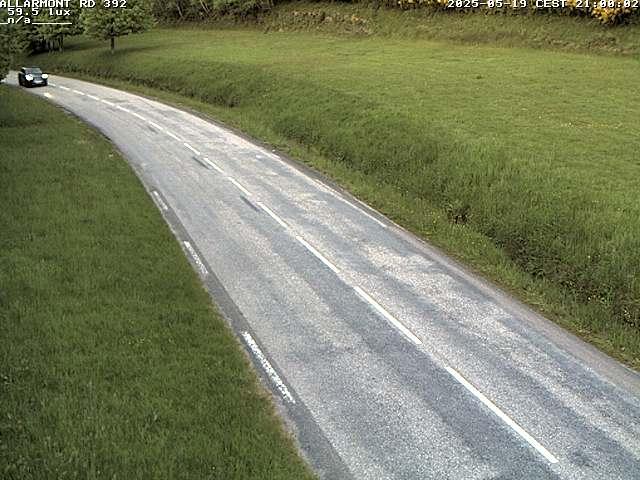 Webcam à Allarmont dans les Vosges, sur la RD392