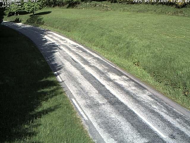 Webcam à Allarmont dans les Vosges, sur la RD392