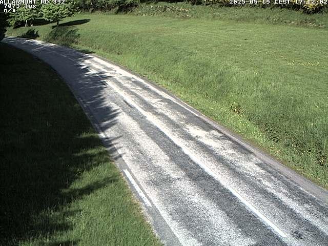 Webcam à Allarmont dans les Vosges, sur la RD392