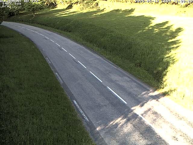 Webcam à Allarmont dans les Vosges, sur la RD392