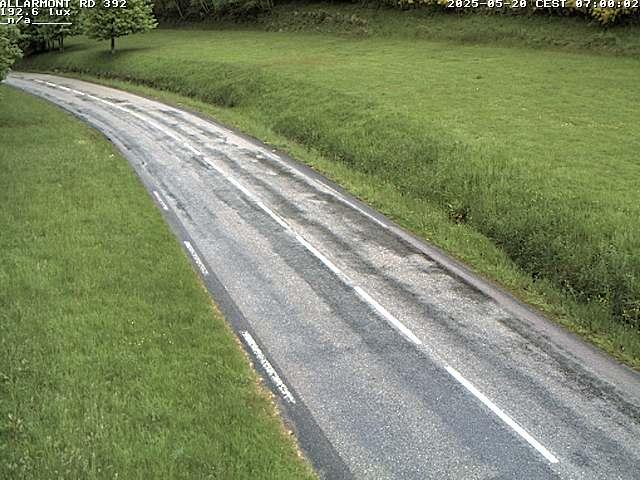 Webcam à Allarmont dans les Vosges, sur la RD392