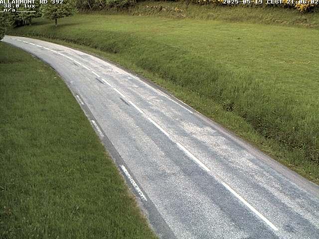 Webcam à Allarmont dans les Vosges, sur la RD392