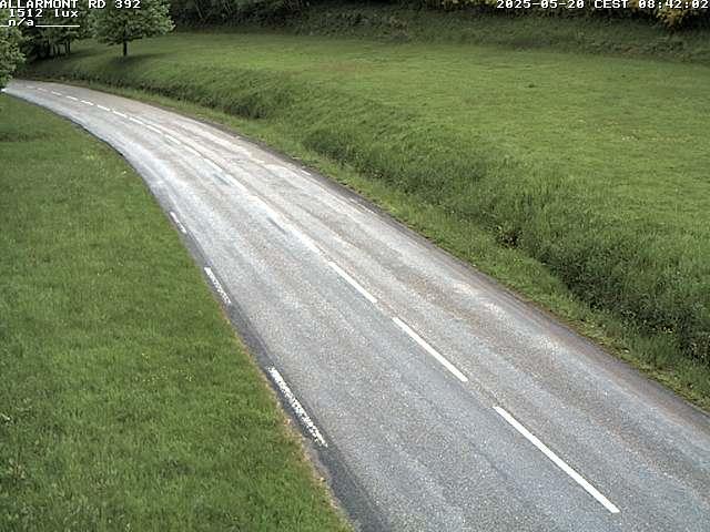 Webcam à Allarmont dans les Vosges, sur la RD392