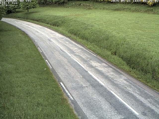 Webcam à Allarmont dans les Vosges, sur la RD392