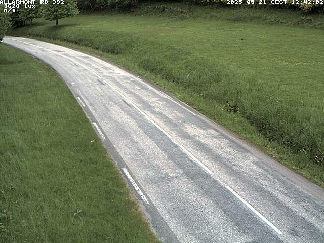 Webcam à Allarmont dans les Vosges, sur la RD392