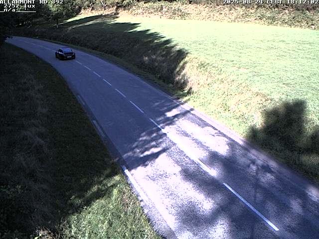 Webcam à Allarmont dans les Vosges, sur la RD392