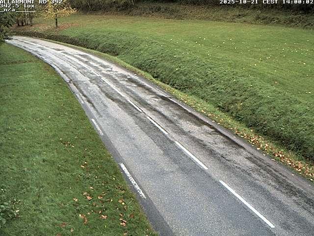 Webcam à Allarmont dans les Vosges, sur la RD392