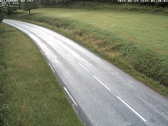 <h2>Webcam à Allarmont dans les Vosges, sur la RD392</h2>
