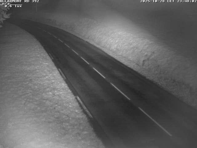 <h2>Webcam à Allarmont dans les Vosges, sur la RD392</h2>