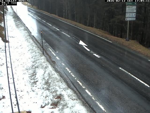 Caméra du Collet sur la route de Colmar (D417)