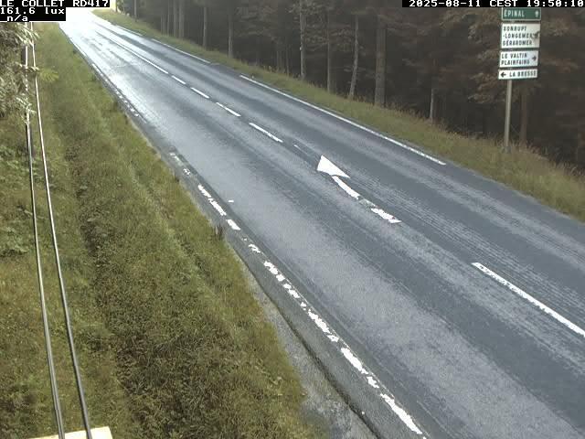 <h2>Caméra du Collet sur la route de Colmar (D417)</h2>