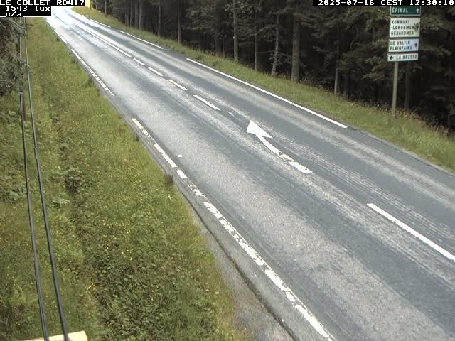 Caméra du Collet sur la route de Colmar (D417)