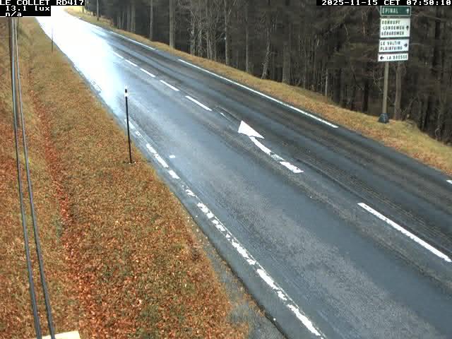 <h2>Caméra du Collet sur la route de Colmar (D417)</h2>