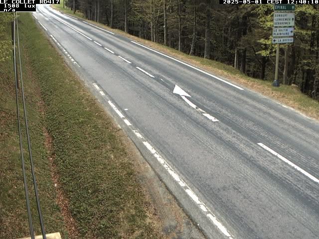 Caméra du Collet sur la route de Colmar (D417)