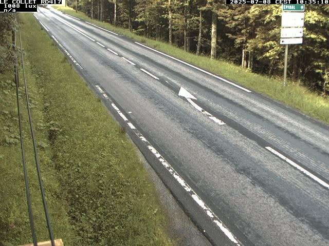 Caméra du Collet sur la route de Colmar (D417)