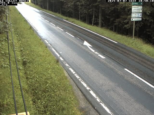 Caméra du Collet sur la route de Colmar (D417)