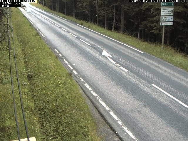 Caméra du Collet sur la route de Colmar (D417)