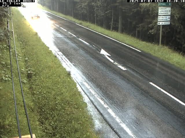Caméra du Collet sur la route de Colmar (D417)