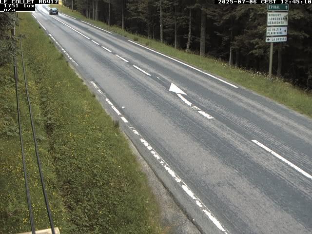 Caméra du Collet sur la route de Colmar (D417)
