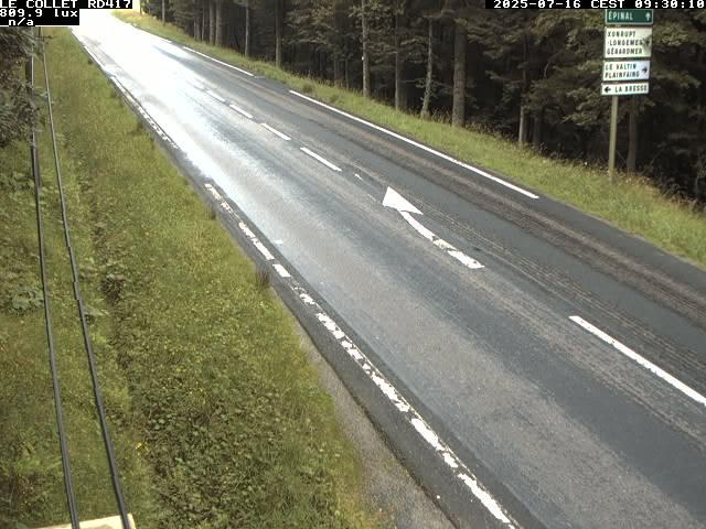 Caméra du Collet sur la route de Colmar (D417)
