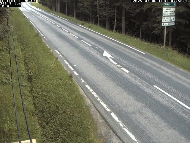 Caméra du Collet sur la route de Colmar (D417)