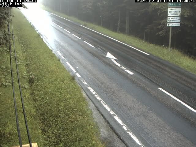 Caméra du Collet sur la route de Colmar (D417)