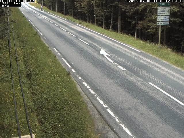 Caméra du Collet sur la route de Colmar (D417)