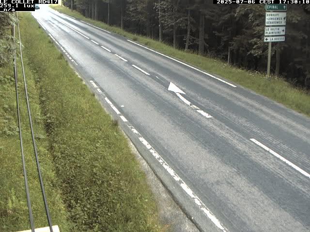 Caméra du Collet sur la route de Colmar (D417)