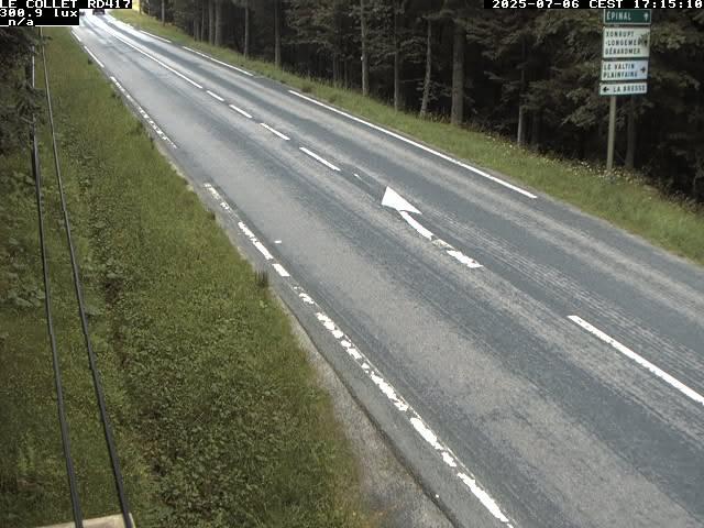 Caméra du Collet sur la route de Colmar (D417)