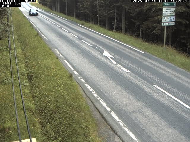 Caméra du Collet sur la route de Colmar (D417)