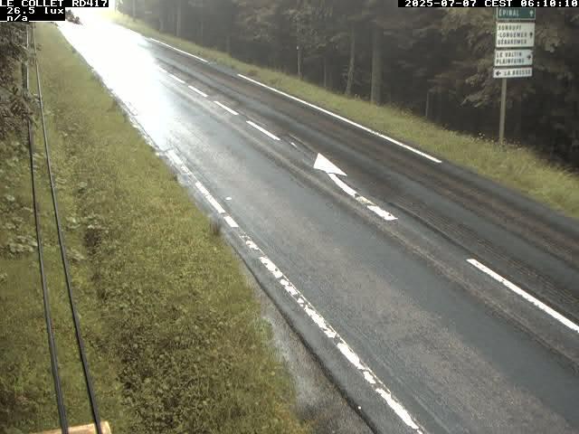 Caméra du Collet sur la route de Colmar (D417)