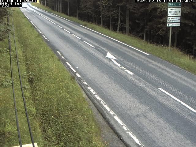 Caméra du Collet sur la route de Colmar (D417)