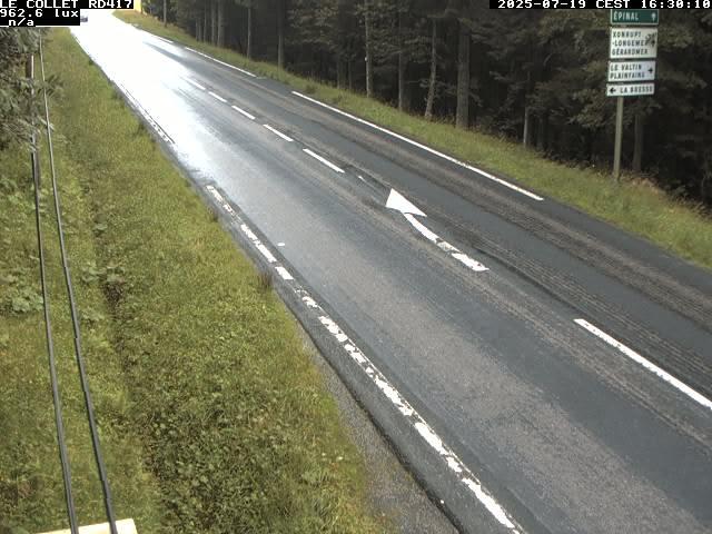 Caméra du Collet sur la route de Colmar (D417)