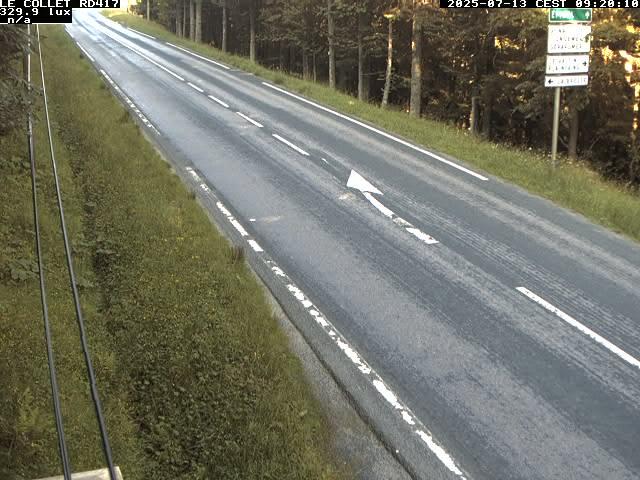 Caméra du Collet sur la route de Colmar (D417)