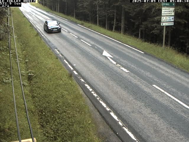 Caméra du Collet sur la route de Colmar (D417)