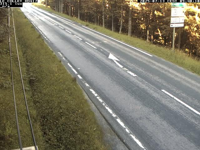 Caméra du Collet sur la route de Colmar (D417)