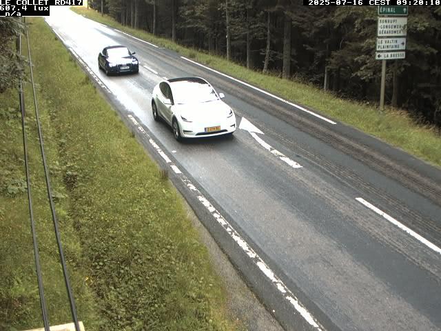 Caméra du Collet sur la route de Colmar (D417)