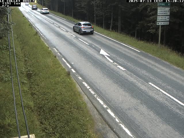Caméra du Collet sur la route de Colmar (D417)