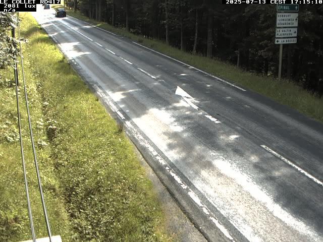 Caméra du Collet sur la route de Colmar (D417)