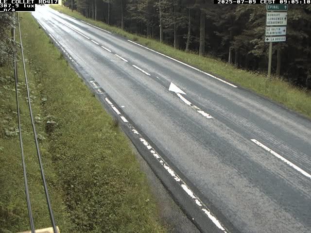 Caméra du Collet sur la route de Colmar (D417)