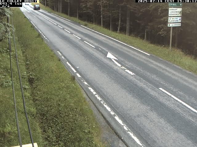 Caméra du Collet sur la route de Colmar (D417)