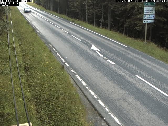 Caméra du Collet sur la route de Colmar (D417)